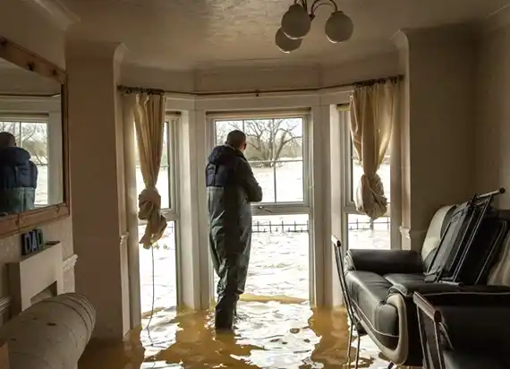 water damage restoration service Garwin